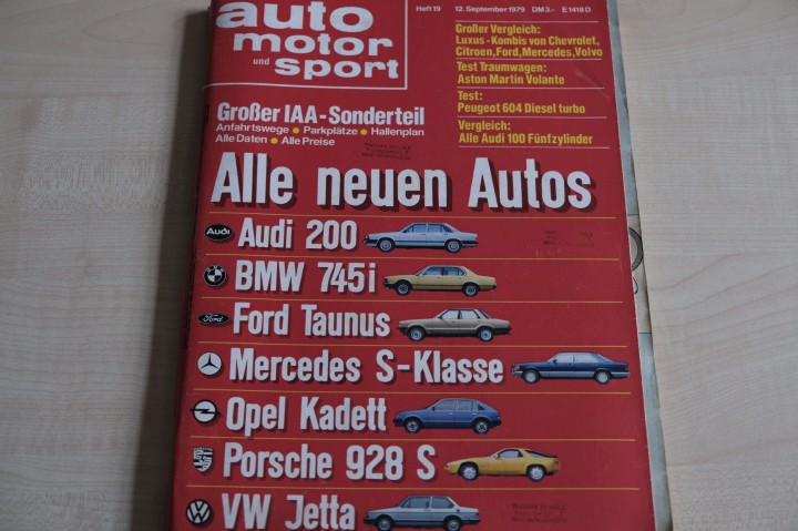Deckblatt Auto Motor und Sport (19/1979)